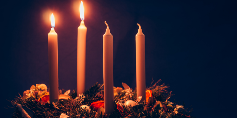 5 advent candles